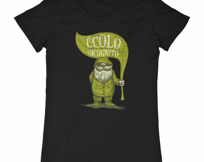Women's eco-friendly organic cotton t-shirt - "Bio Incognito"