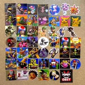 Memoryloot Retro Gaming Stickers - Dik vinyl, 100% waterdicht - Grappige, minimalistische retro graphics met pixeleffect afbeelding 6