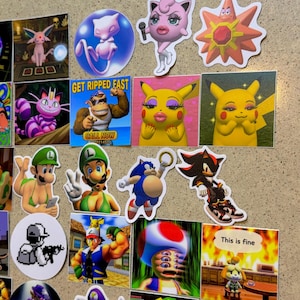 Memoryloot Retro Gaming Stickers - Dik vinyl, 100% waterdicht - Grappige, minimalistische retro graphics met pixeleffect afbeelding 3