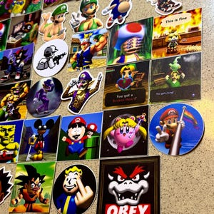 Memoryloot Retro Gaming Stickers - Dik vinyl, 100% waterdicht - Grappige, minimalistische retro graphics met pixeleffect afbeelding 5