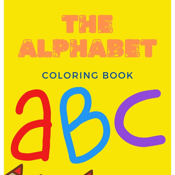 Children's Alphabet Coloring Pages