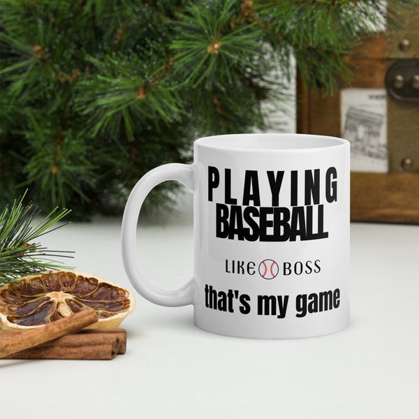 Mug de baseball, cadeaux personnalisés pour amateurs de sport,  cadeau joueur de baseball, cadeau personnalisé entraîneur de baseball