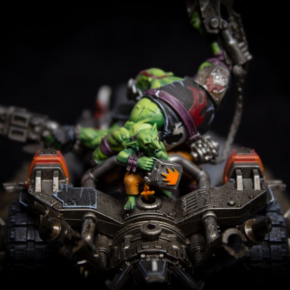 Painted Orks Deffkilla Wartrike Miniature Painting Commission - Etsy