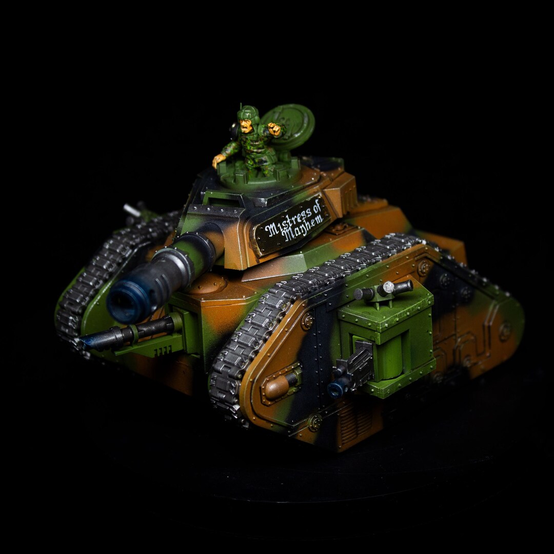 Painted Leman Russ Battle Tank Astra Militarum Commission Painting ...