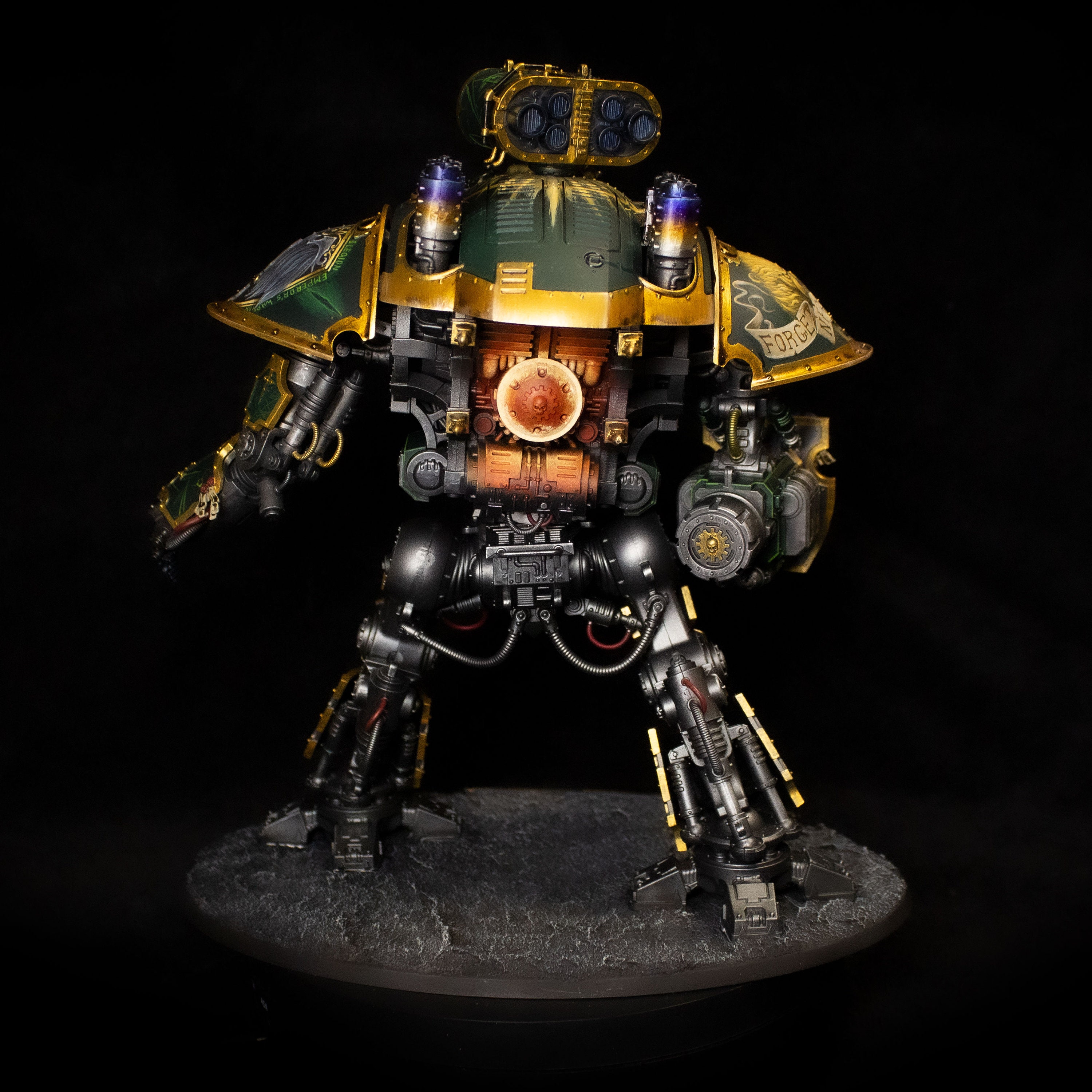 ウォーハンマー40k インペリアルナイトパラディン ミニチュアペイント 