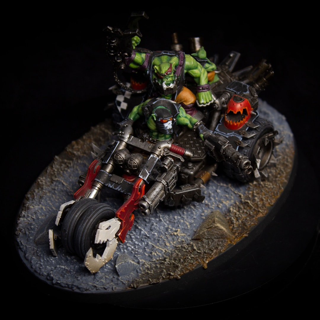 Painted Orks Deffkilla Wartrike Miniature Painting Commission - Etsy