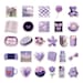 Purple Assorted Aesthetic Stickers Vinyl Sticker Pack Lifestyle - Etsy