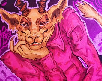 Lámina artística brillante Melon Beastars - 8 x 10