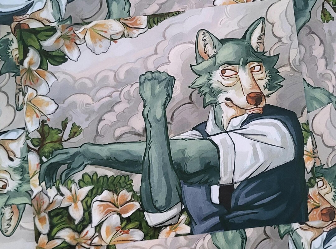 Beastars Legoshi Color BEASTARS Art Print - Legoshi - Etsy