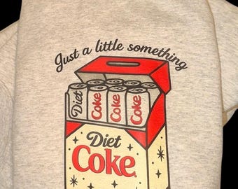 A Little Something to Take the Edge Off Crewneck Ash Gildan Sweatshirt – Soda Inspired Graphic Pullover – Unisex Cozy Gildan Sweater Gift