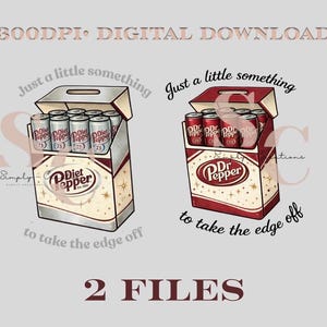 Dr Pep Soda & Diet Cig, png PNGEgg | Geborduurd effect | pop Meme PNG | Sublimatieontwerp | Bekerverpakking| 16 oz omslag | Kopomslag| Direct downloaden