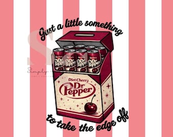 Soda Can Cig PNG | Embroidered effect | pop Meme PNG | Sublimation Design | Tumbler Wrap| 16oz Cup Wrap | Cup Wrap| Instant Download