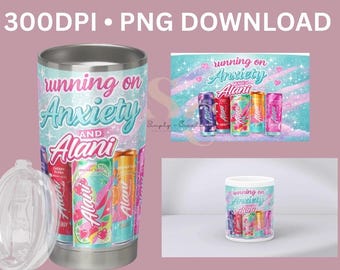 Alani Inspired Anxiety PNG | Sublimation & DTF Design | Digital Download ONLY