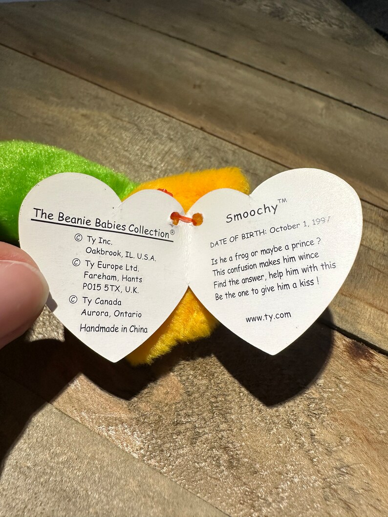 Smoochy Beanie Baby - Etsy
