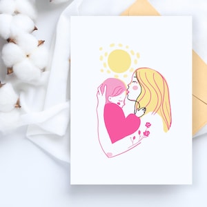 Carte postale Reine de Baby Love, carte postale satinée de haute qualité