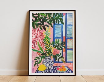 Arte de parede de Matisse | Pôster de Matisse | Arte para impressão | Impressão digital | Pôster de arte de Matisse | Download instantâneo | Impressão impressionista