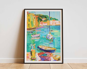Arte de parede Matisse | Pôster Matisse | Arte para imprimir | Impressão digital | Pôster do Porto de Matisse | Download instantâneo | Impressão impressionista