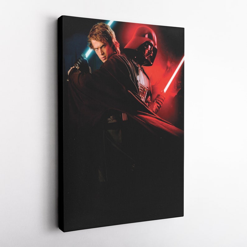 Darth Vader Anakin Skywalker Poster Two Souls Starwars Canvas Unique ...