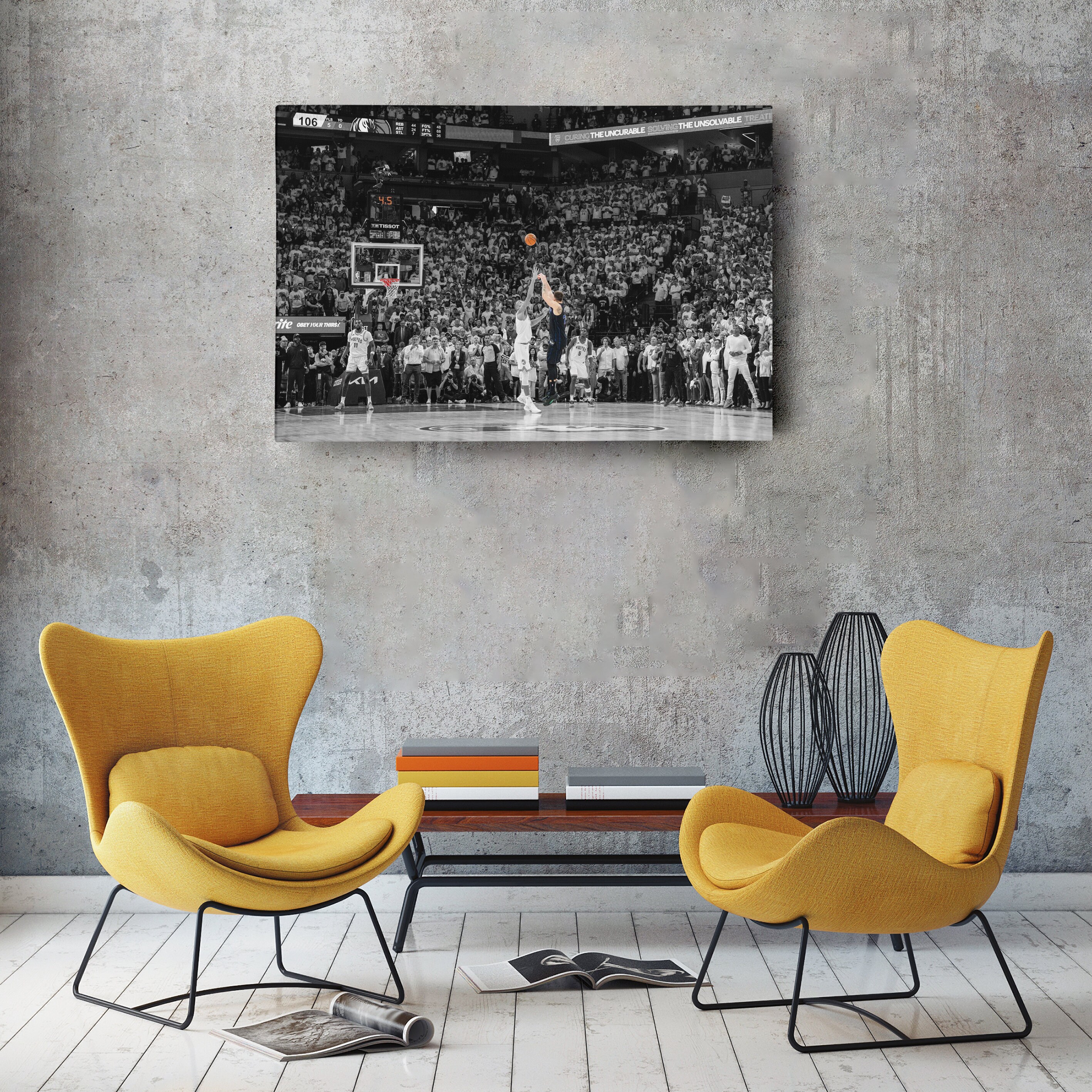 Luka Doncic Game Winning 3-pointer Mavericks Vs Timberwolves Canvas ...