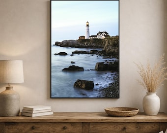 Portland Head Light Print | Maine Coastal Photography (Digital Download)