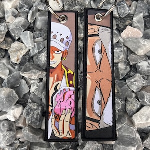 Anime Manga Keyring - Jet Tag Keychain, Perfect for Backpacks & Car Keys, Great Gift for Anime Fans, Gift For Her Gift For Him