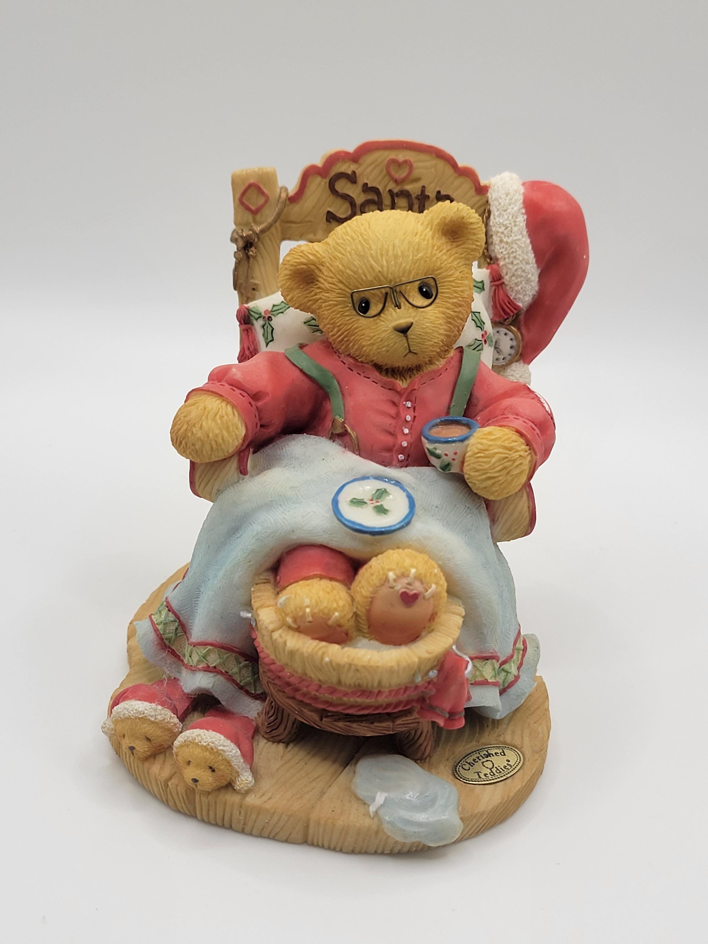 Cherished Teddies Santa - Etsy