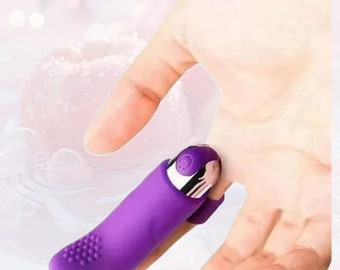 Finger Vibrator Purple Clitoris