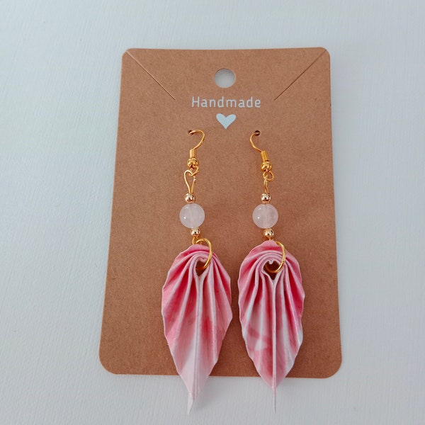 Boucles d'oreilles origami