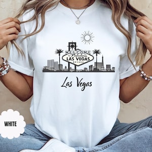 Las Vegas Shirt, Las Vegas Skyline, Minimalist Tee, Vegas Shirt, Las Vegas Bachelorette, Vegas Girls Trip Shirts, Las Vegas T-Shirt Souvenir