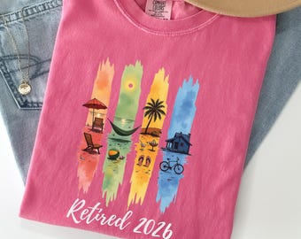 Retirement T-shirt, Comfort Colors, Retired 2025, Retirement Gifts,Teacher Retirement, Retirement Gift for Men, Retirement gift for women