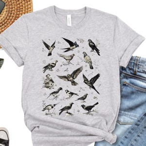 Vintage Bird T-Shirt, Nature Bird Tshirt, Ornithology Lover Gift, Birdwatcher Tee, Bird  Outdoor Enthusiast Tee, Bird Lover Gift, Nerd tee