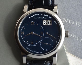Rare Find: A. Lange & Söhne Lange 1 in White Gold with Mesmerizing Blue Dial - A Collector’s Dream