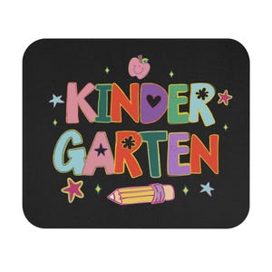 Kindergarten Mouse Pad | Fun & Colorful Desk Accessory for Educators, Students, Gifts for Teachers, School Supplies, Classroom Decor, [...]