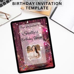 Birthday video invitation template animated birthday party invite digital for sweet 16 birthday video invite for mobile sending bday invite