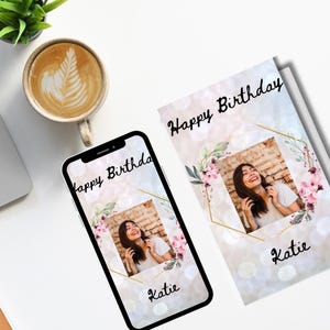 Geburtstags-Ecard, elegantes Design, personalisierbar, Geburtstagswünsche für Freundin, sofort Verschicken, Geburtstagswünsche sofort verschicken