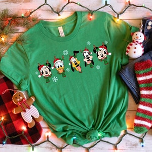 Vintage Mickey And Friend Christmas Shirt,Disney Ears Christmas Shirt,Disney Christmas Shirt,Disney Trip Shirt,Disney Family Christmas Shirt