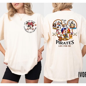 Mickey & Friends Disney Pirates Shirt, Yo Ho Yo Ho A Pirate&#39;s Life for Me, Family Pirates of the Caribbean, Disney Cruise Shirt