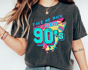 Retro 90's Graphic Tee: Nostalgic Throwback Shirt