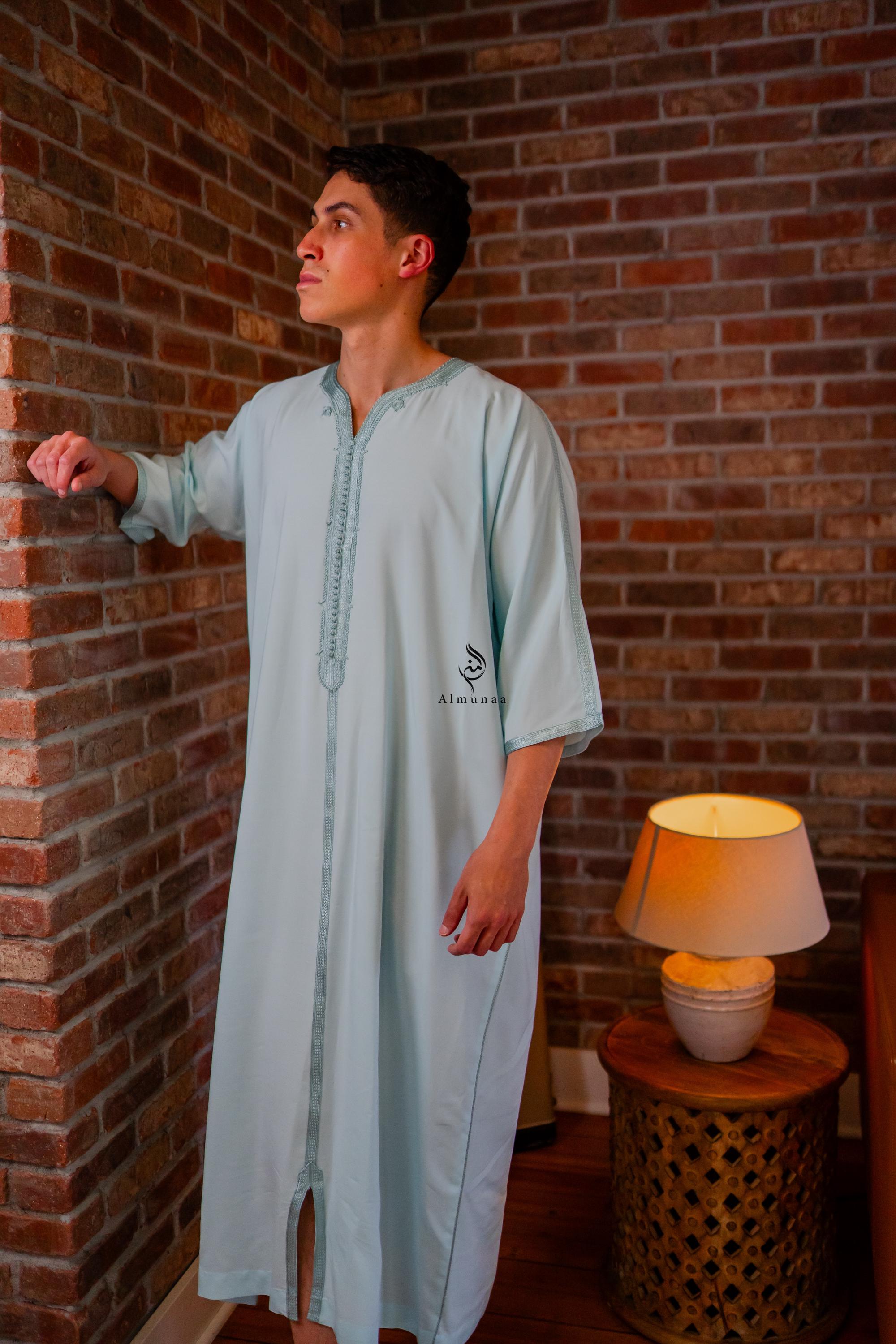 Thobe Different Custom Men’s Thobe Moroccan Gandoura| Djellaba | Moroccan Jellaba ...