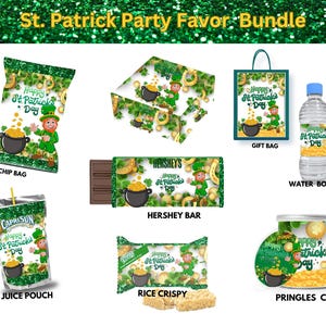 Paquete de obsequios para la fiesta de San Patricio