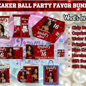 Sneaker Ball Party Favor Bundle