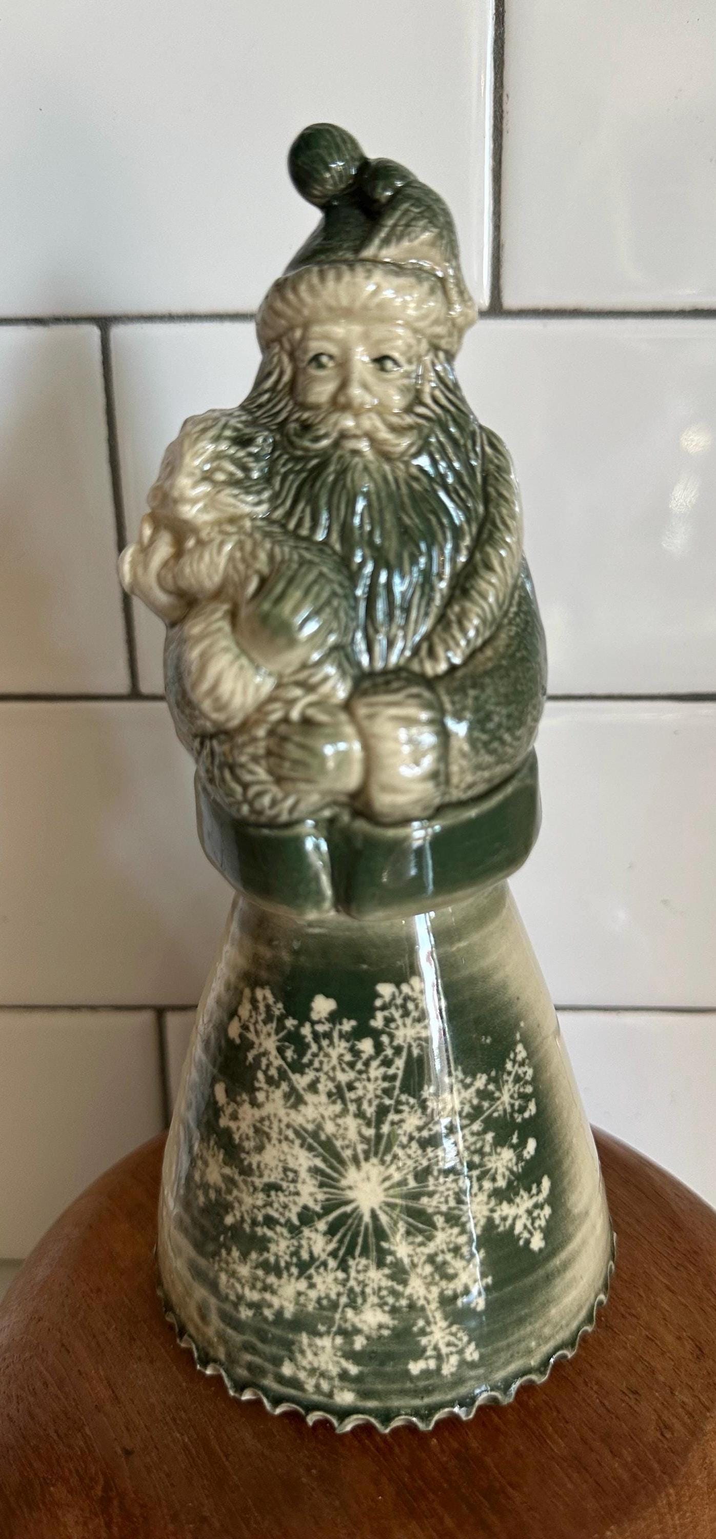 Rowe Pottery Santa - Etsy