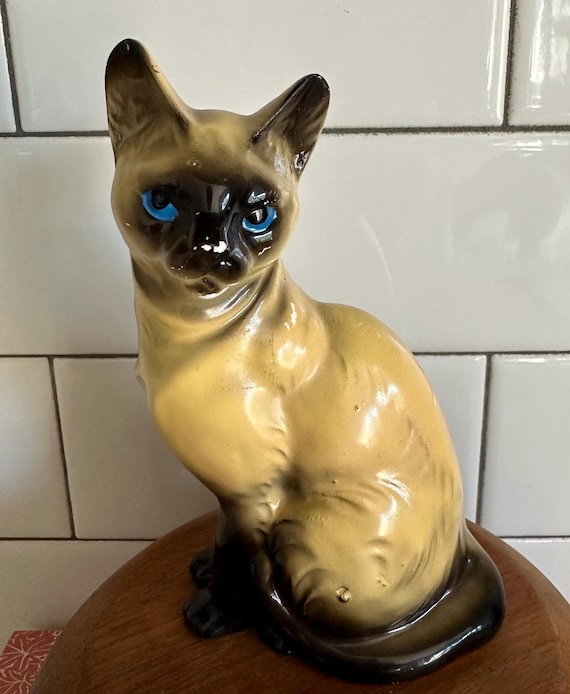 アートラインジャパン ヴィンテージ シャム猫 磁器 置物 - Etsy 日本