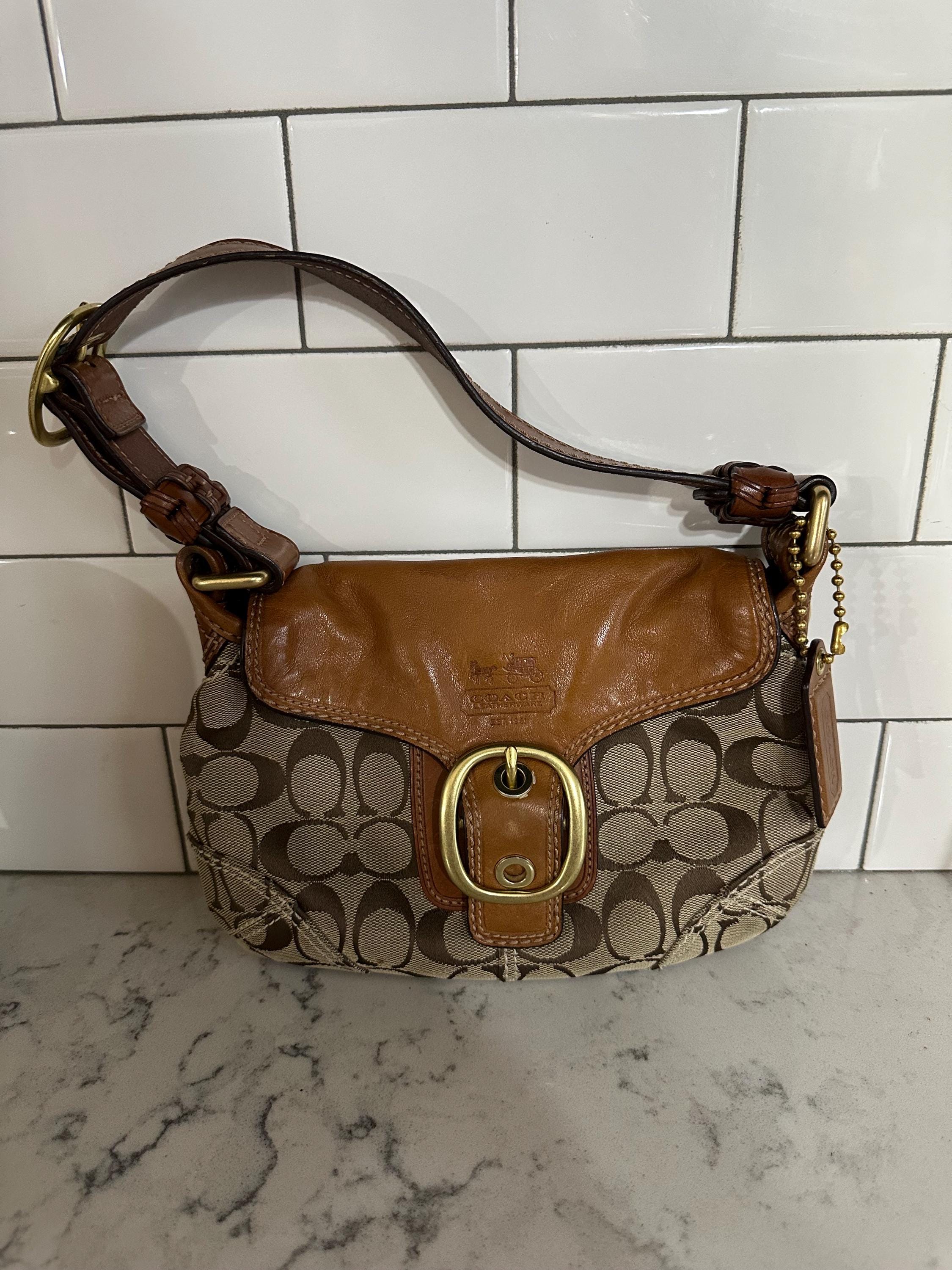 Coach Handbag No H0773-11441 Signature Mini Shoulder Bag Vintage