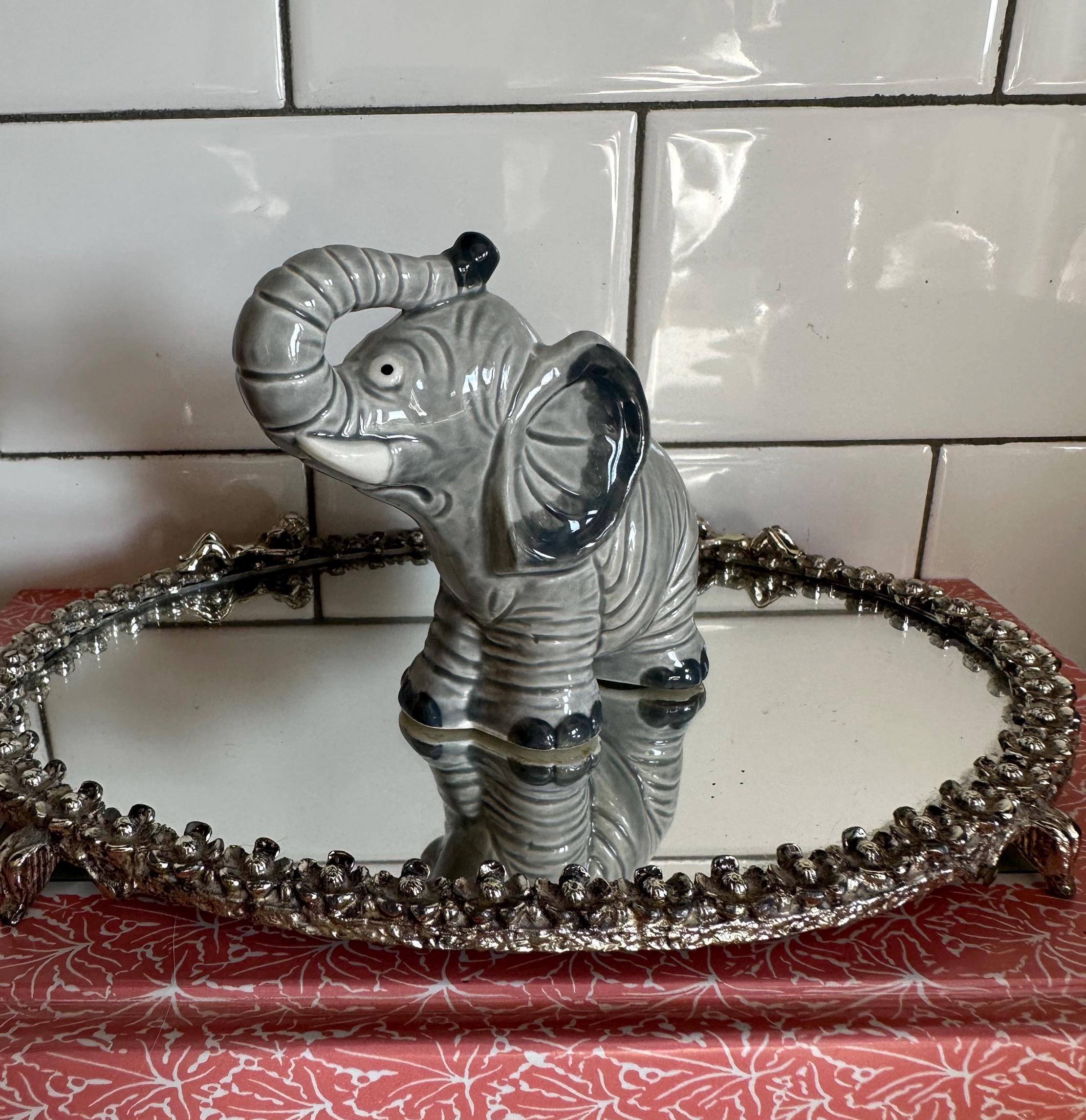 セラミック製グレー象の置物 Amazon.co.jp: 象の置物 2 個セット、セラミック製ホームアクセサリー