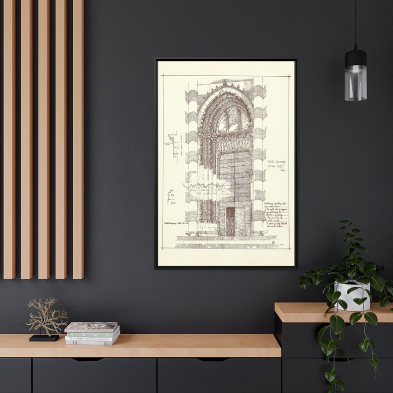 Vintage Architecture Sketch Art Architecture Print Line Art Ink Drawing ...