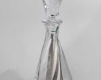 Crystal Decanter with Silver Coated Bilaminate