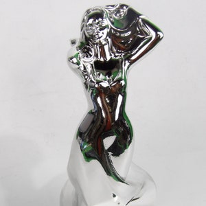 Silver Resin Statue, Subject &quot;Woman&quot;
