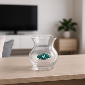 Bohemia Handmade Clear Glass Vase