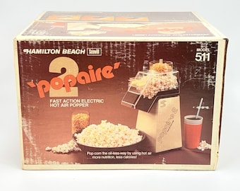 Vintage Hamilton Beach Scovill Popaire 2 Popcorn Machine 511 - New Open Box